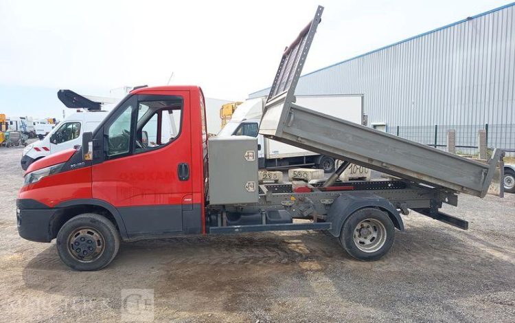 IVECO 35C12 BENNE SIMPLE CABINE COFFRE  EN-464-NF
