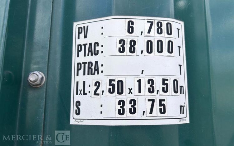 KRONE SREM PLSC 3 ESSIEUX 38T VERT EZ-340-BR