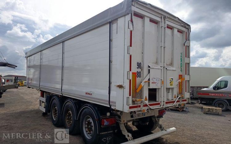 BENALU SEMI BENNE CEREALIERE BASCULANTE 3 ESSIEUX – PTAC 38 TONNES – ANNEE 2019  FC-023-ZK