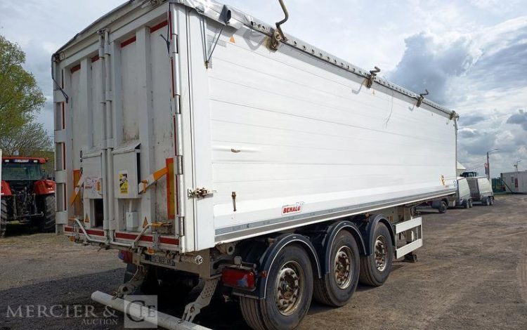 BENALU SEMI BENNE CEREALIERE BASCULANTE 3 ESSIEUX – PTAC 38 TONNES – ANNEE 2019  FC-023-ZK