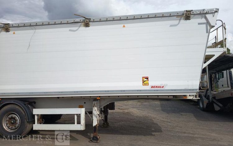BENALU SEMI BENNE CEREALIERE BASCULANTE 3 ESSIEUX – PTAC 38 TONNES – ANNEE 2019  FC-023-ZK