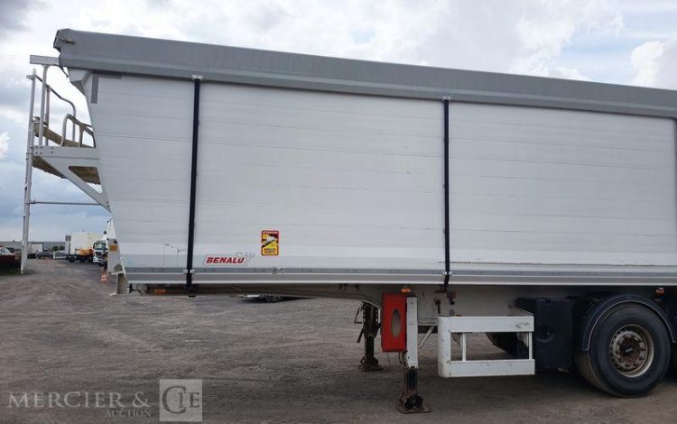 BENALU SEMI BENNE CEREALIERE BASCULANTE 3 ESSIEUX – PTAC 38 TONNES – ANNEE 2019  FC-023-ZK