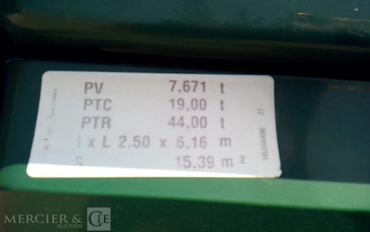 MERCEDES ACTROS 1845 – 4X2 – PTAC 19T  FC-633-AW