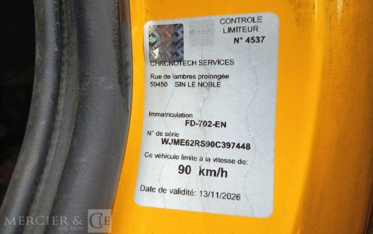 IVECO STRALIS 420 PORTE ENGIN -DIESEL – PTAC : 32 TONNES – 138425 KMS – ANNEE 2019 JAUNE FD-702-EN