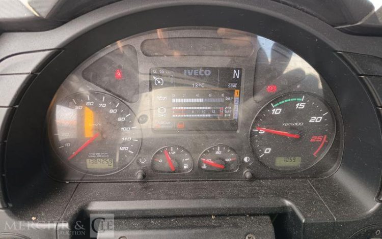 IVECO STRALIS 420 PORTE ENGIN -DIESEL – PTAC : 32 TONNES – 138425 KMS – ANNEE 2019 JAUNE FD-702-EN