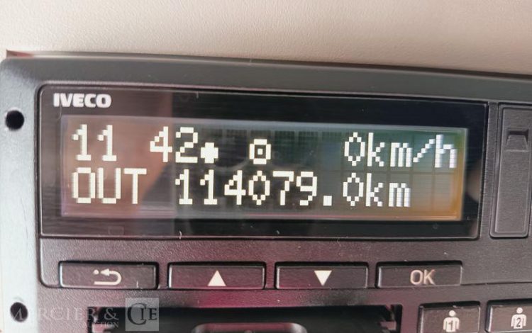 IVECO STRALIS 460 NP – GAZ – PTRA : 44 TONNES – 114079 KMS – ANNEE 2019 JAUNE FE-680-YL
