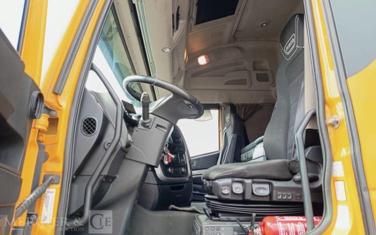 IVECO STRALIS 460 NP – GAZ – PTRA : 44 TONNES – 114079 KMS – ANNEE 2019 JAUNE FE-680-YL
