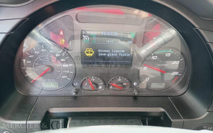 IVECO STRALIS 460 NP – GAZ – PTRA : 44 TONNES – 114079 KMS – ANNEE 2019 JAUNE FE-680-YL