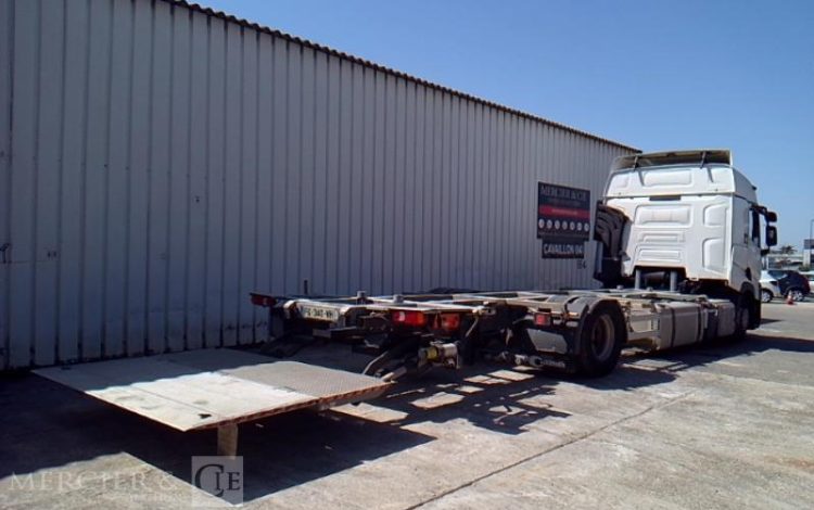 RENAULT T480 COMFORT PORTE CONTAINER HAYON 4X2 PTAC 19T  FG-340-WH