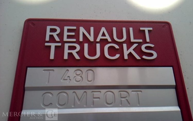RENAULT T480 COMFORT PORTE CONTAINER HAYON 4X2 PTAC 19T  FG-340-WH