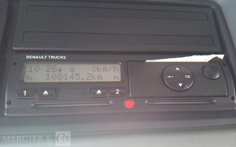 RENAULT T480 COMFORT PORTE CONTAINER HAYON 4X2 PTAC 19T  FG-340-WH