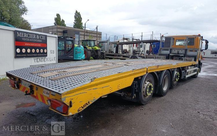 IVECO STRALIS 420 PORTE ENGIN DIESEL – PTAC 32 TONNES – 304711 KMS – ANNEE 2019 JAUNE FG-341-XS