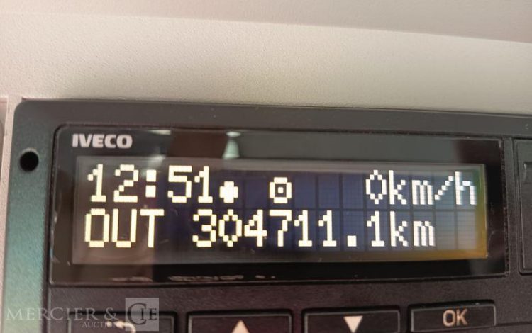 IVECO STRALIS 420 PORTE ENGIN DIESEL – PTAC 32 TONNES – 304711 KMS – ANNEE 2019 JAUNE FG-341-XS