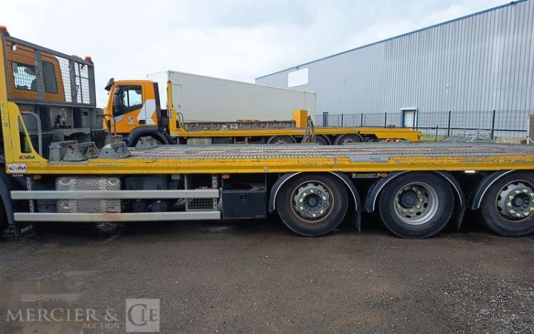 IVECO STRALIS 420 PORTE ENGIN DIESEL – PTAC 32 TONNES – 304711 KMS – ANNEE 2019 JAUNE FG-341-XS