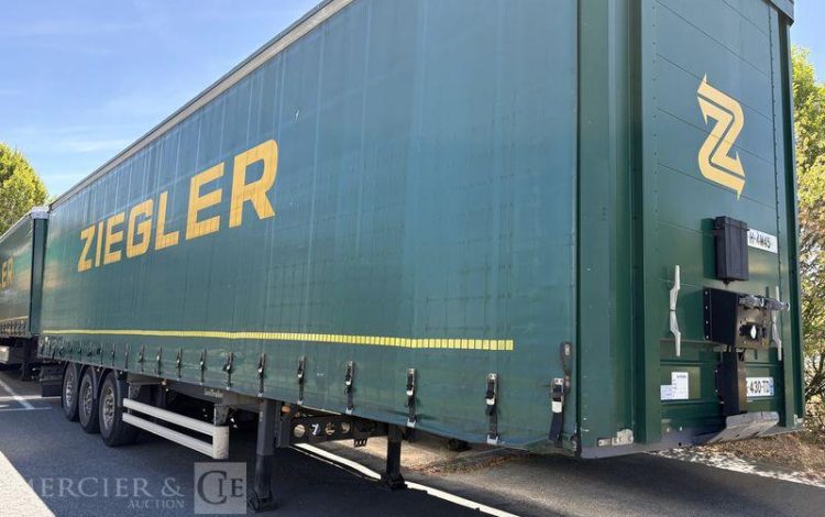 LECITRAILER SREM PLSC 3 ESSIEUX 38T VERT FK-430-TD