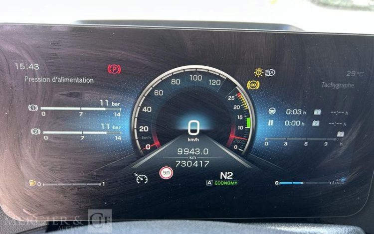 MERCEDES ACTROS 1845 VERT FM-962-WM