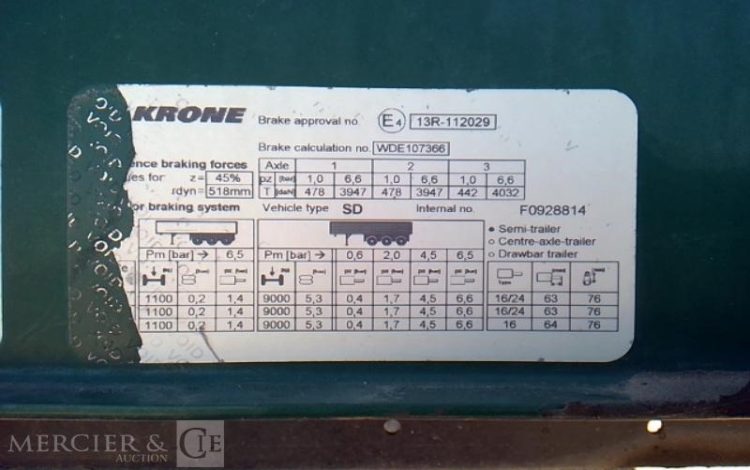 SEMI REMORQUE  FP-042-SE