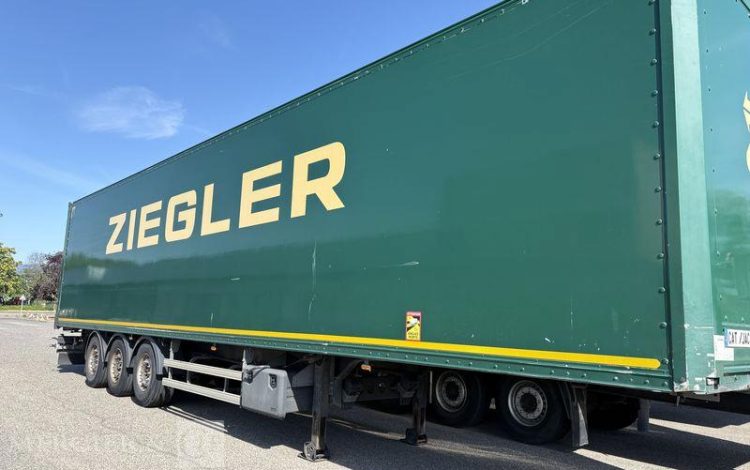 LECITRAILER SREM FOURGON 3 ESSIEUX 38T VERT FP-531-VM