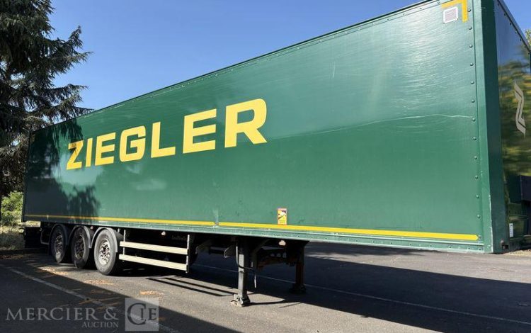 LECITRAILER SREM FOURGON 3 ESSIEUX 38T VERT FQ-324-WS