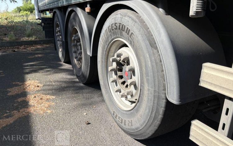 LECITRAILER SREM FOURGON 3 ESSIEUX 38T VERT FQ-324-WS