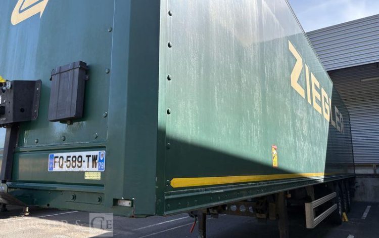 LECITRAILER SREM FOURGON 3 ESSIEUX 38T VERT FQ-589-TW