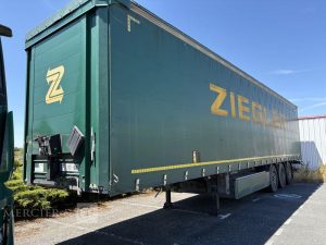 LECITRAILER SREM PLSC 3 ESSIEUX 38T HAYON VERT FT-111-WA
