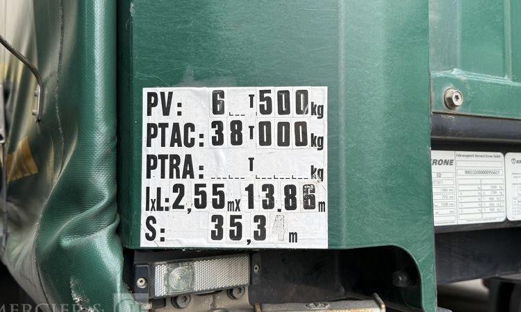 KRONE SREM PLSC 3 ESSIEUX 38T VERT FW-176-LK