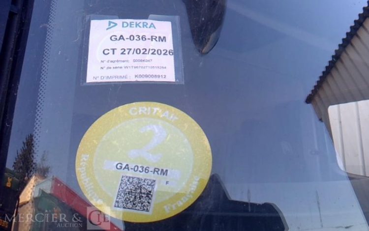 MERCEDES ATEGO 1524 PORTEUR CAISSE HAYON – 4X2 – PTAC 14T8 –  GA-036-RM