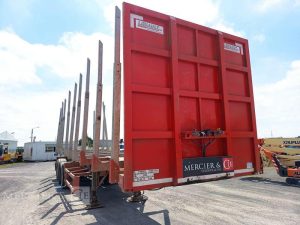 LOUAULT SEMI REMORQUE FORESTIERE SR39 – 3 ESSIEUX – PTAC : 28 TONNES – ANNEE 2021  GA-327-FJ
