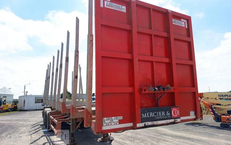 LOUAULT SEMI REMORQUE FORESTIERE SR39 – 3 ESSIEUX – PTAC : 28 TONNES – ANNEE 2021  GA-327-FJ