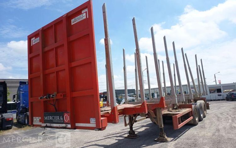 LOUAULT SEMI REMORQUE FORESTIERE SR39 – 3 ESSIEUX – PTAC : 28 TONNES – ANNEE 2021  GA-327-FJ