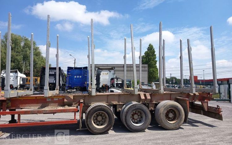 LOUAULT SEMI REMORQUE FORESTIERE SR39 – 3 ESSIEUX – PTAC : 28 TONNES – ANNEE 2021  GA-327-FJ