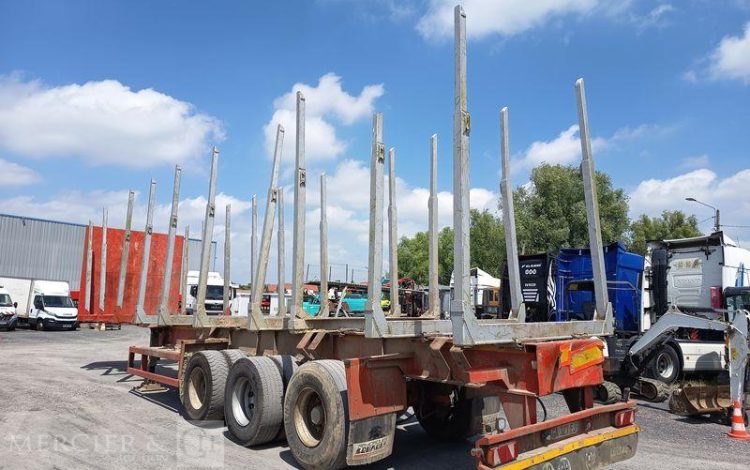 LOUAULT SEMI REMORQUE FORESTIERE SR39 – 3 ESSIEUX – PTAC : 28 TONNES – ANNEE 2021  GA-327-FJ
