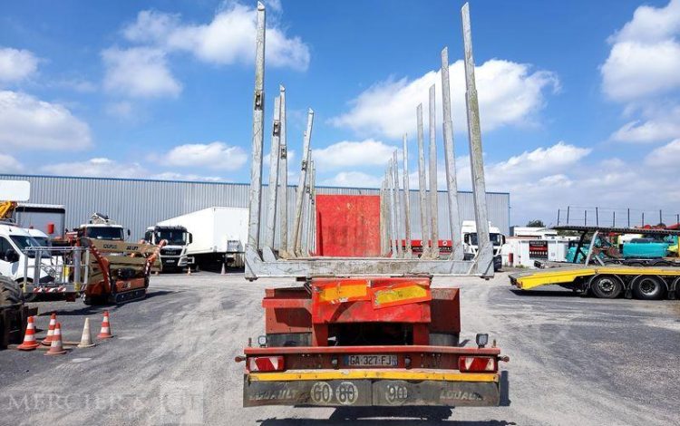 LOUAULT SEMI REMORQUE FORESTIERE SR39 – 3 ESSIEUX – PTAC : 28 TONNES – ANNEE 2021  GA-327-FJ