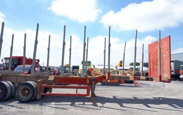 LOUAULT SEMI REMORQUE FORESTIERE SR39 – 3 ESSIEUX – PTAC : 28 TONNES – ANNEE 2021  GA-327-FJ