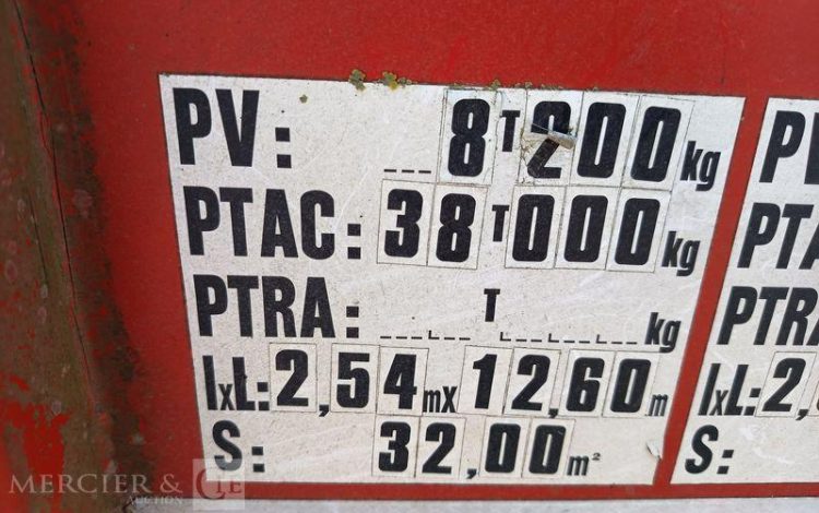 LOUAULT SEMI REMORQUE FORESTIERE SR39 – 3 ESSIEUX – PTAC : 28 TONNES – ANNEE 2021  GA-327-FJ