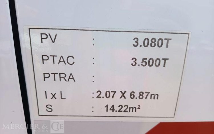 RENAULT MASTER 2.3 DCI 150 CH AVEC NACELLE KLUBB K38P – 12 M – DIESEL – ANNEE 2022 BLANC GE-711-RD