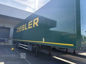LECITRAILER SREM FOURGON 2 ESSIEUX VERT GF-735-HZ