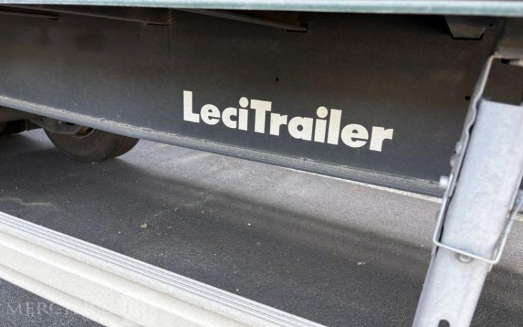 LECITRAILER SREM FOURGON 2 ESSIEUX VERT GF-735-HZ