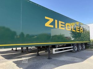 LECITRAILER SREM FOURGON 3 ESSIEUX VERT GG-060-YH
