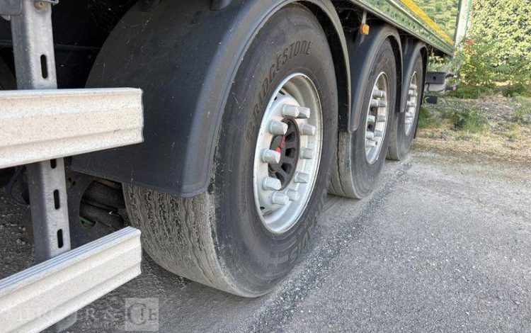 LECITRAILER SREM FOURGON 3 ESSIEUX VERT GG-060-YH