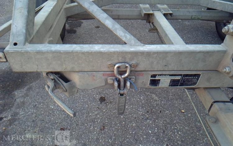 LANCIER REMORQUE PORTE TOURET K750 – 1 ESSIEU – PTAC 1T –  GK-016-NC