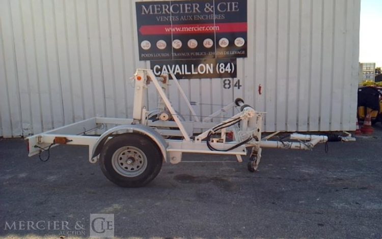 LANCIER REMORQUE PORTE TOURET K 19H – 1 ESSIEU – PTAC 2T5 –  GK-507-NB