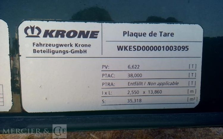 SEMI REMORQUE BACHE  GL-597-PT