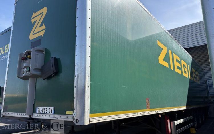 FRUEHAUF SREM FOURGON 3 ESSIEUX VERT GL-856-QN