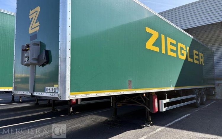 FRUEHAUF SREM FOURGON 2 ESSIEUX 27T VERT GL-939-QP