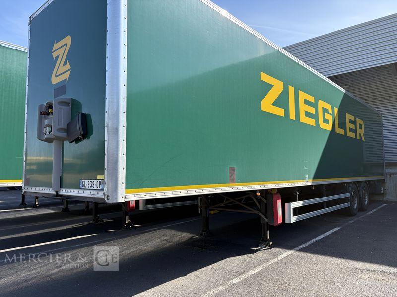 Fourgon utilitaire Fruehauf VERT SREM 2 ESSIEUX 27T — occasion