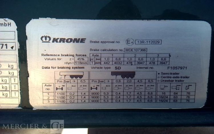 SEMI REMORQUE  GM-122-CV