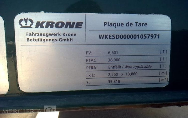 SEMI REMORQUE  GM-122-CV