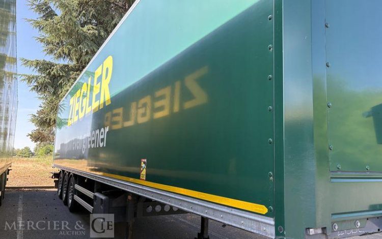 LECITRAILER SREM FOURGON 3 ESSIEUX 38T VERT GX-803-CZ
